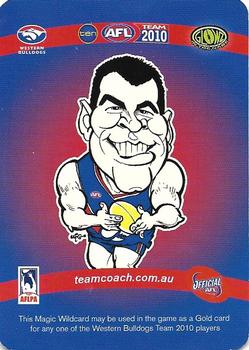 2010 Team Zone AFL Team - Magic Wildcards #MW-16 Josh Hill Back
